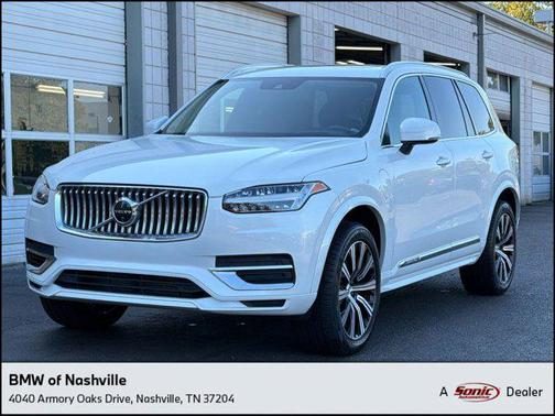 White 2022 Volvo XC90 Recharge Plug-In Hybrid T8 Inscription 6 Passenger