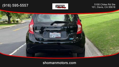 Black 2016 Nissan Versa Note SV