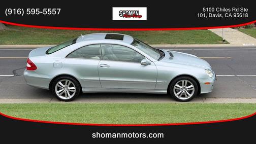 Silver 2008 Mercedes-Benz CLK-Class CLK 350