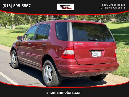 Bordeaux Red Metallic 2003 Mercedes-Benz M-Class ML 350 Sport Utility 4D