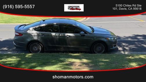 Grey 2014 Ford Fusion Hybrid Titanium
