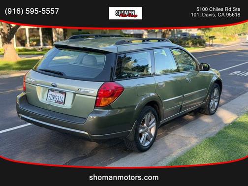 Willow Green Opal/Moss Green Metallic 2006 Subaru Outback 3.0 R