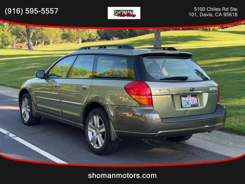 Willow Green Opal/Moss Green Metallic 2006 Subaru Outback 3.0 R