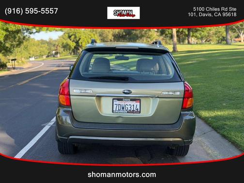 Willow Green Opal/Moss Green Metallic 2006 Subaru Outback 3.0 R