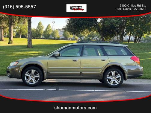 Willow Green Opal/Moss Green Metallic 2006 Subaru Outback 3.0 R