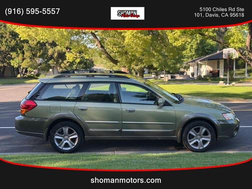 Willow Green Opal/Moss Green Metallic 2006 Subaru Outback 3.0 R