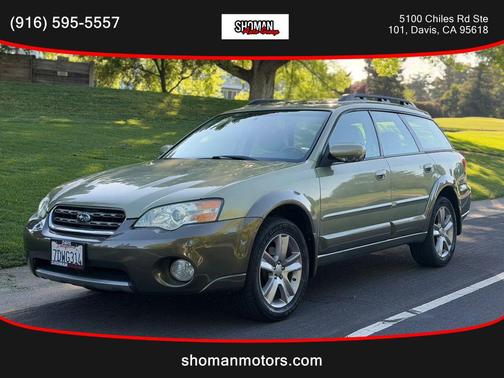 Willow Green Opal/Moss Green Metallic 2006 Subaru Outback 3.0 R
