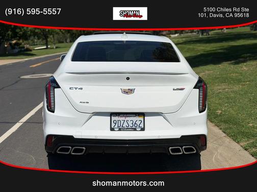 Summit White 2021 Cadillac CT4 V-Series