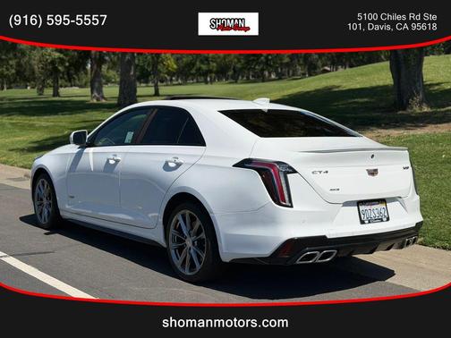 Summit White 2021 Cadillac CT4 V-Series