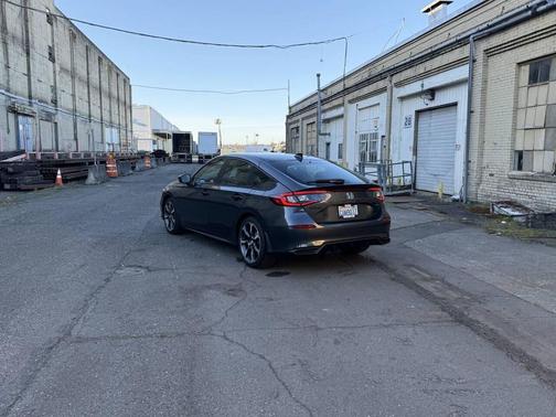 Gray 2026 Honda Civic Hybrid Sport Touring