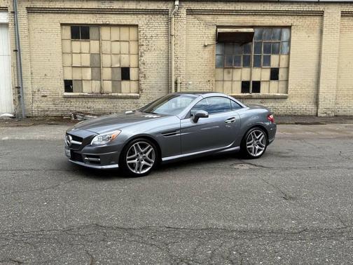 Gray 2016 Mercedes-Benz SLK-Class SLK350