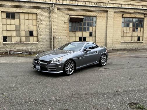 Gray 2016 Mercedes-Benz SLK-Class SLK350