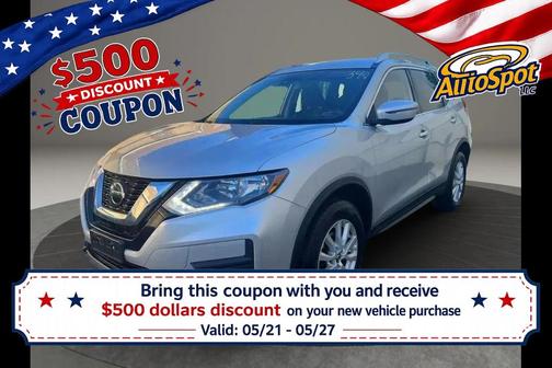 Brilliant Silver Metallic 2019 Nissan Rogue SV