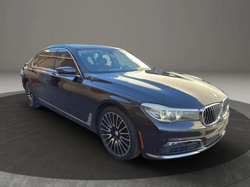 Black 2016 BMW 740 740i Sedan 4D