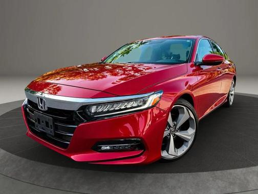 Red 2018 Honda Accord Touring 2.0T