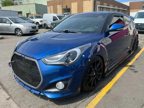 Pacific Blue 2016 Hyundai Veloster Turbo