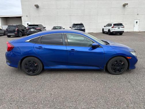 Blue 2021 Honda Civic LX