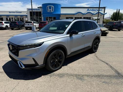 Solar Silver Metallic 2026 Honda CR-V Hybrid Sport Touring