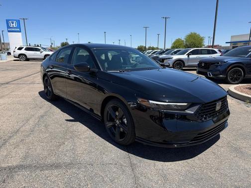 Crystal Black Pearl 2026 Honda Accord Hybrid Sport-L