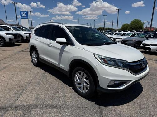 White Diamond Pearl 2015 Honda CR-V EX-L