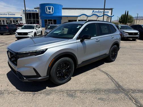 Solar Silver Metallic 2026 Honda CR-V Hybrid Sport-L