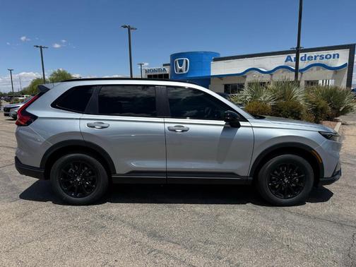 Solar Silver Metallic 2026 Honda CR-V Hybrid Sport