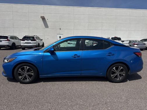 Electric Blue Metallic 2023 Nissan Sentra SV