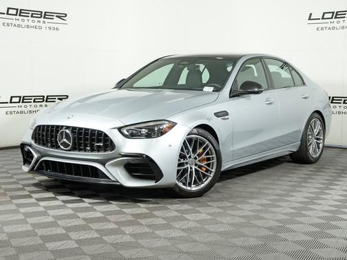 Cirrus Silver Metallic 2025 Mercedes-Benz AMG C 63