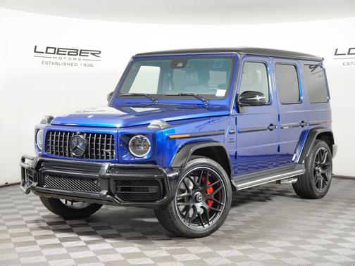 Brilliant Blue Metallic 2021 Mercedes-Benz AMG G 63 Base