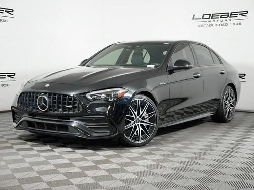 Black 2024 Mercedes-Benz AMG C 43 4MATIC