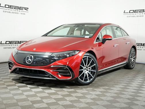 MANUFAKTUR Cardinal Red Metallic 2023 Mercedes-Benz EQS 450+ 4MATIC
