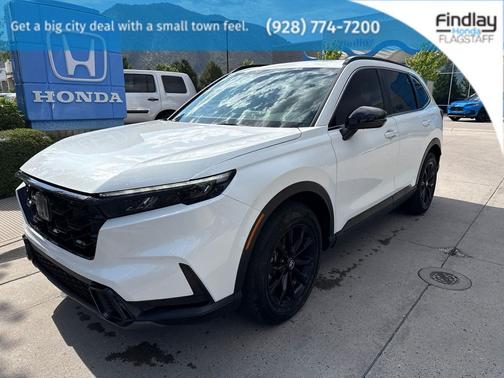 Platinum White Pearl 2024 Honda CR-V Hybrid Sport AWD