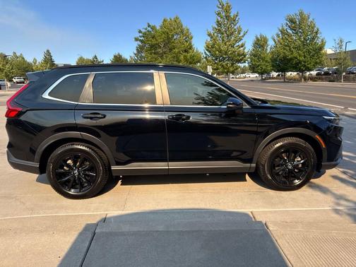 Crystal Black Pearl 2023 Honda CR-V Hybrid Sport AWD