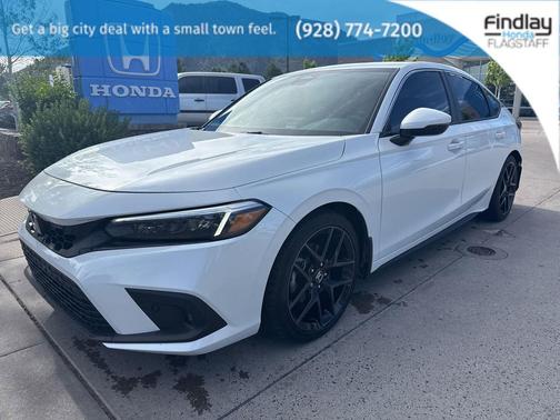 Platinum White Pearl 2023 Honda Civic Sport Touring