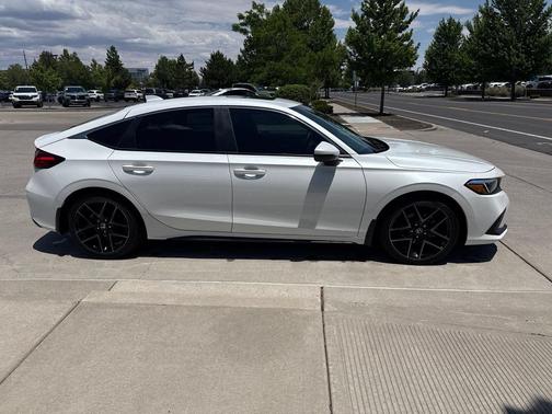 Platinum White Pearl 2023 Honda Civic Sport Touring