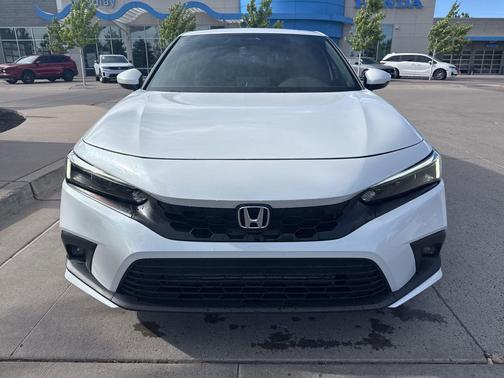 Platinum White Pearl 2023 Honda Civic Sport Touring