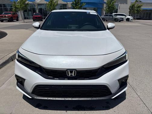 Platinum White Pearl 2023 Honda Civic Sport Touring