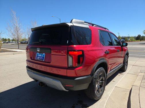 Radiant Red Metallic II 2026 Honda Passport AWD RTL Towing