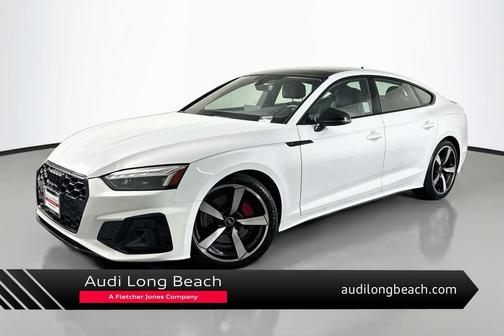 Glacier White Metallic 2023 Audi A5 Sportback 45 S Line Premium Plus