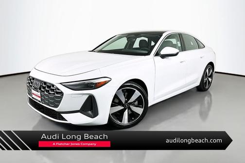 Glacier White Metallic 2025 Audi A5 Premium TFSI quattro S tronic