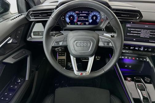 Glacier White Metallic 2025 Audi S3 Premium Plus TFSI quattro S tronic