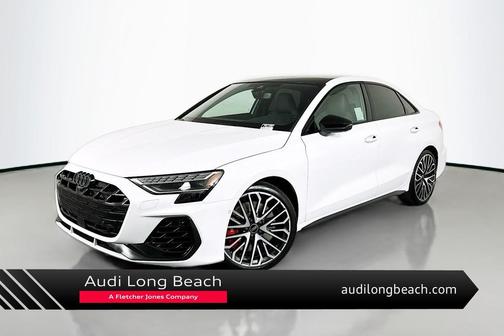 Glacier White Metallic 2025 Audi S3 Premium Plus TFSI quattro S tronic