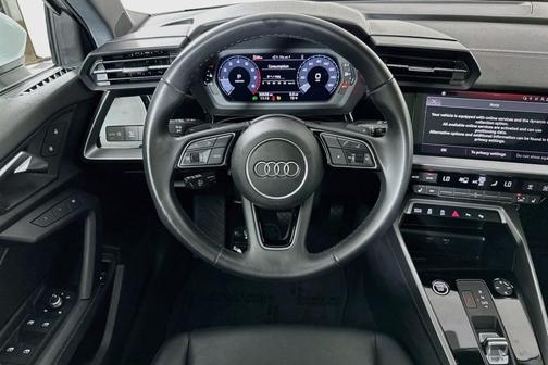 Glacier White Metallic 2023 Audi A3 Premium