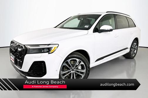 Glacier White Metallic 2026 Audi Q7 45 Premium