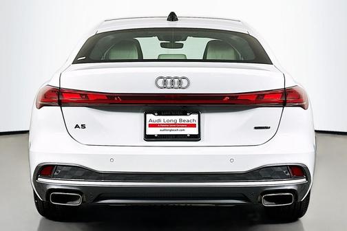 Glacier White Metallic 2025 Audi A5 Prestige TFSI quattro S tronic