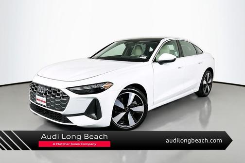 Glacier White Metallic 2025 Audi A5 Prestige TFSI quattro S tronic