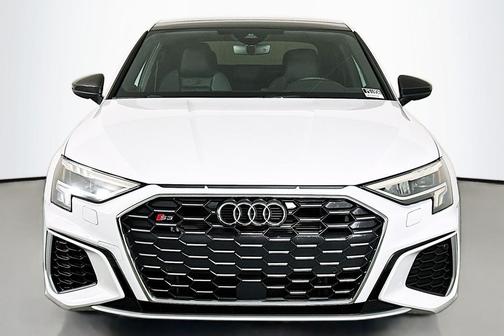 Glacier White Metallic 2023 Audi S3 Premium Plus TFSI quattro S tronic