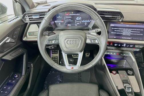 Glacier White Metallic 2023 Audi S3 Premium Plus TFSI quattro S tronic