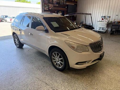 White 2015 Buick Enclave Leather