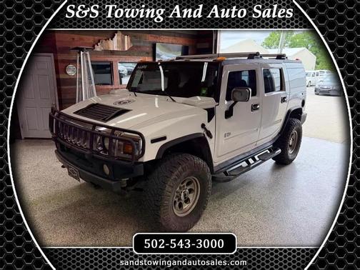 White 2003 Hummer H2 Base